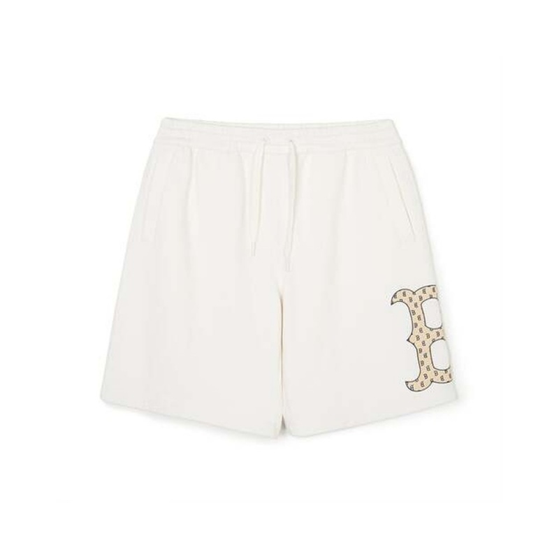 MLB Classic MONOGRAM Big Lux 9In Shorts BOSTON REDSOX Shorts | HA34-Y3GI