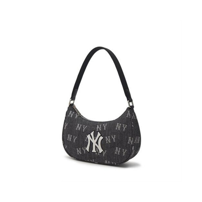 MLB Classic MONOGRAM Denim Hobo Bag New York Yankees Hobo Bags | TL31-G6RV