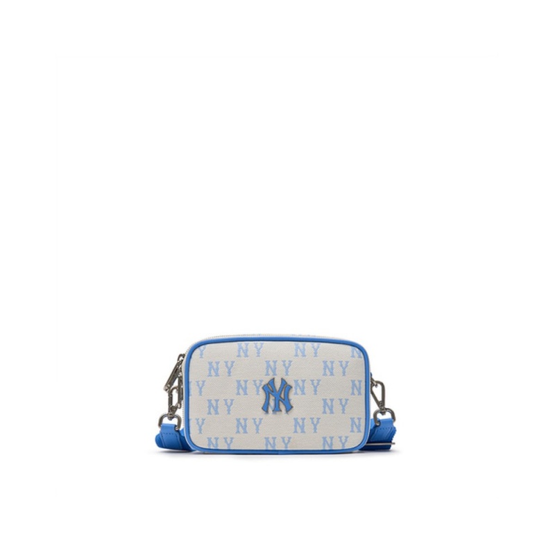 MLB Classic MONOGRAM Jacquard Mini Cross Bag New York Yankees Cross Bags | MK66-M6OM