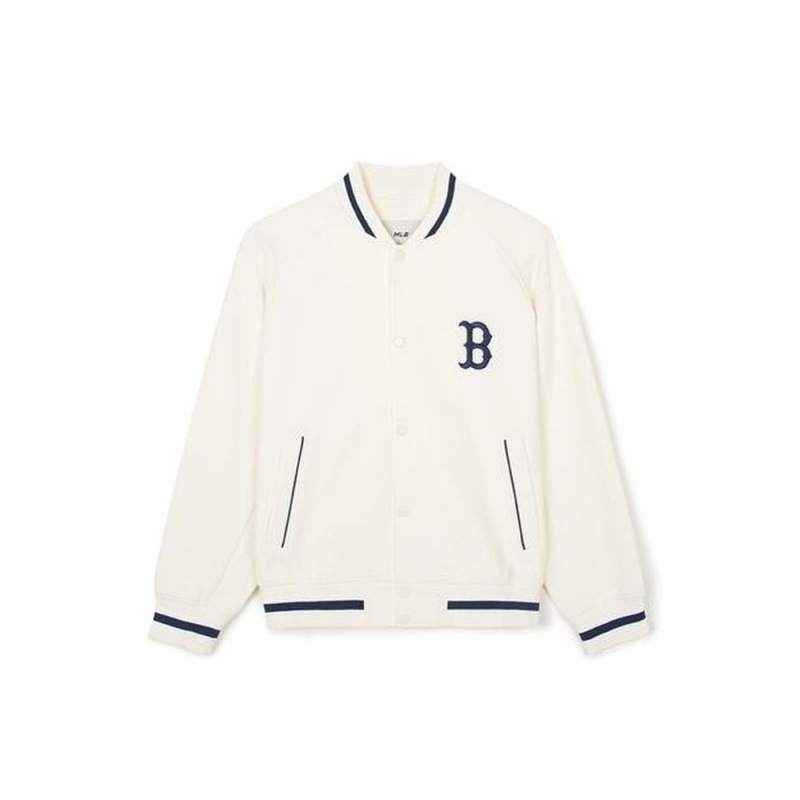 MLB Classic MONOGRAM Jersey Jqd Raglan Varsity Jacket(Single Layer) BOSTON REDSOX Jackets | UU94-A3NG