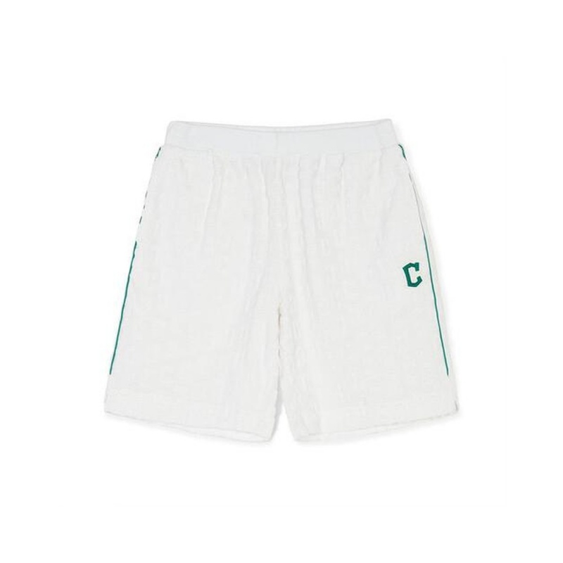 MLB Classic MONOGRAM Terry Shorts Cleveland Guardians Pants | IZ58-X6QR