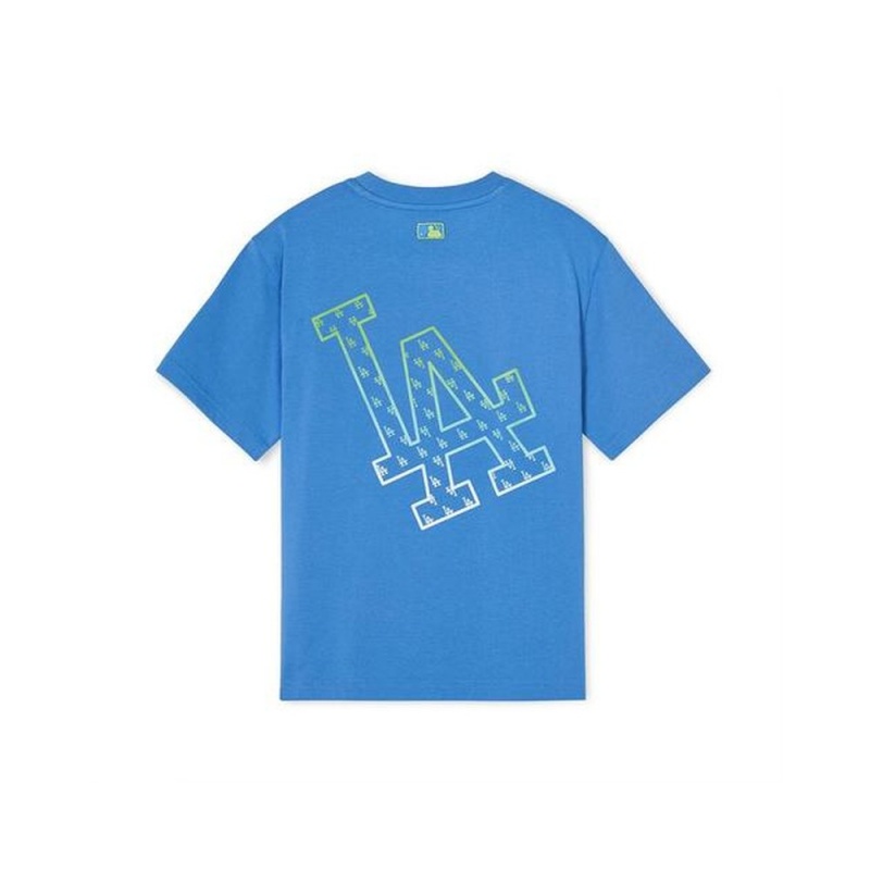 MLB Classic Monogram Gradation Big Logo T Shirt LOS ANGELES DODGERS T-Shirts | BF28-S1IK