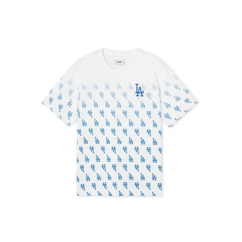 MLB Classic Monogram Gradation T Shirt LOS ANGELES DODGERS T-Shirts | SM82-Z5NX