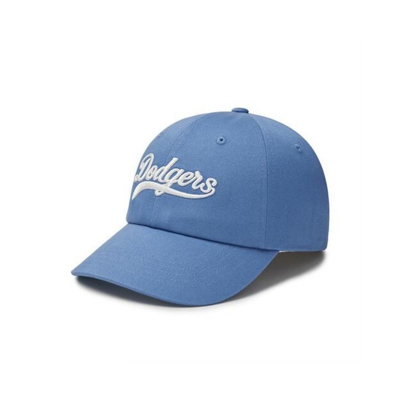 MLB Cursive Lettering Unstructured Ball Cap LOS ANGELES DODGERS Ball Caps | XL84-J9CW