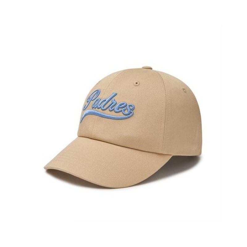 MLB Cursive Lettering Unstructured Ball Cap SAN DIEGO PADRES Ball Caps | HR76-S5WV