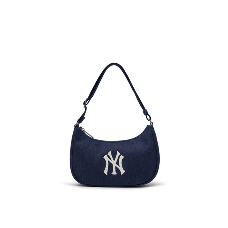 MLB Denim Hobo Bag New York Yankees Hobo Bags | LK90-B7AL