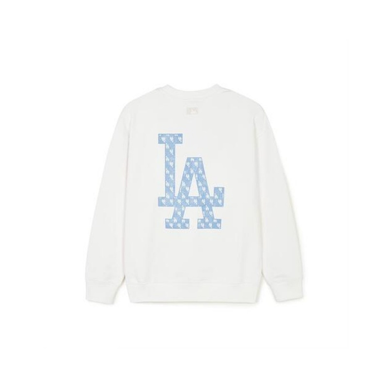 MLB Denim Like MONOGRAM Big Lux Sweatshirts LOS ANGELES DODGERS Sweatshirts | BJ19-A2BV