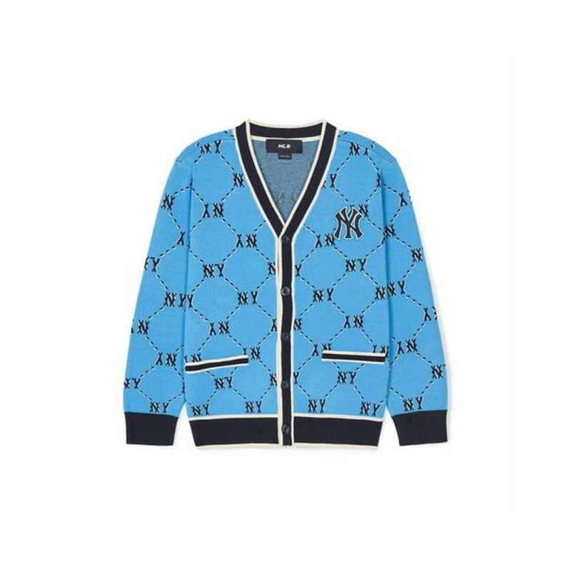 MLB Dia Monogram Cardigan New York Yankees Sweaters | BG38-O4BB