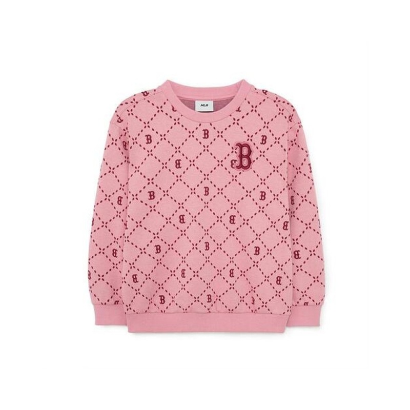 MLB Dia Monogram Jacquard Sweatshirt Boston Red Sox Sweatshirts | SG50-G8LU