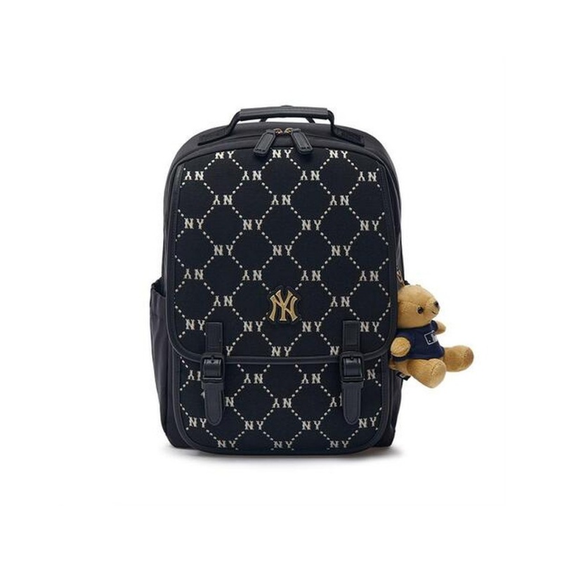 MLB Dia Monogram Premium School Bag New York Yankees Bags | YU28-O6HJ