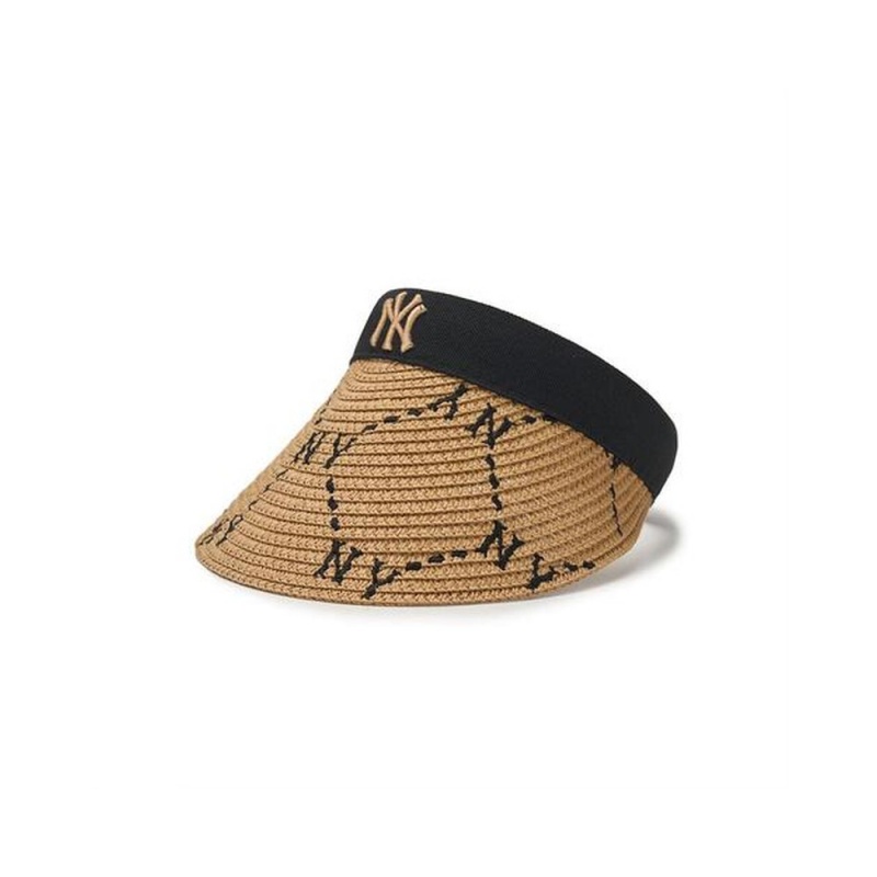 MLB Dia Monogram Raffia Sunvisor New York Yankees Original Caps | JY20-K7UK