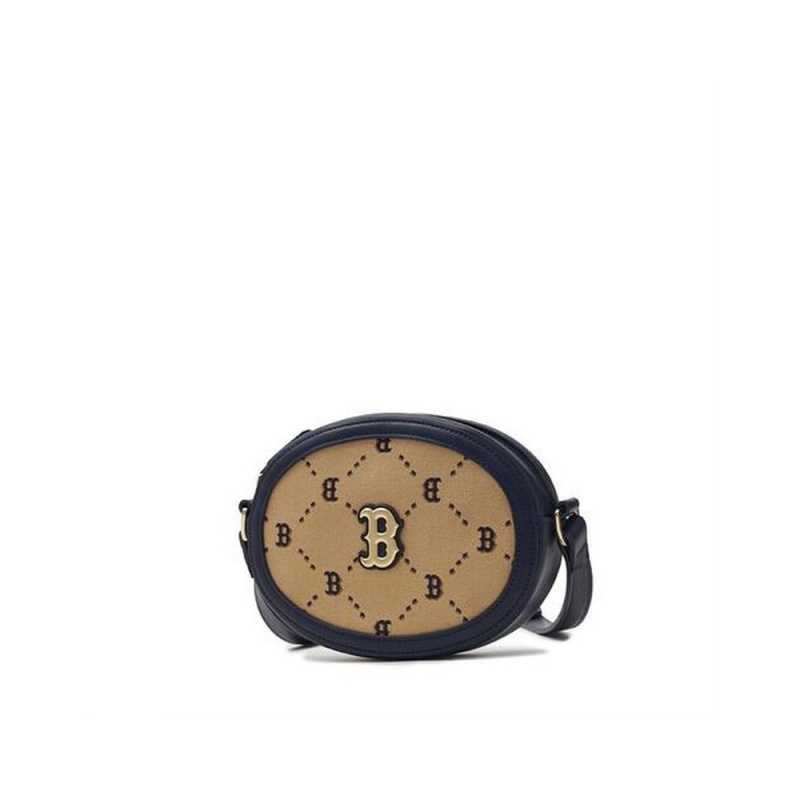 MLB Dia Monogram Round Crossbag Boston Red Sox Bags | KV03-L3IK