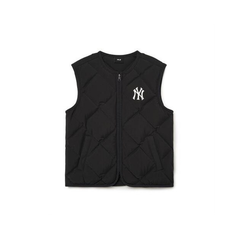 MLB (Duck 9010) Basic Tube Down Vest New York Yankees Jumpers | WO64-J6CJ