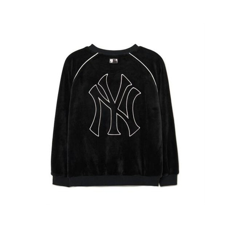 MLB Girl`S Basic Brushed Velour Sweatshirt New York Yankees Sweatshirts | LW18-E6RY