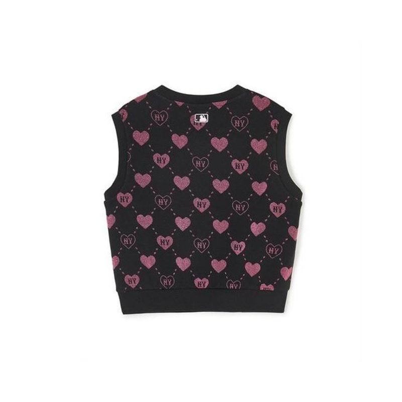 MLB Heart Allover Vest New York Yankees Sweatshirts | SC20-I5HV