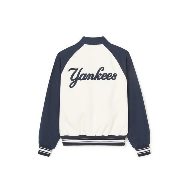 MLB Jersey Collar Raglan Varsity Jacket New York Yankees Jackets | PC13-F3LF