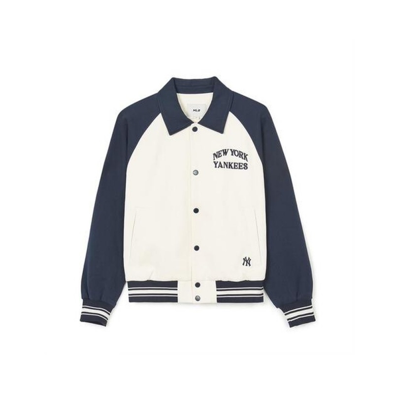 MLB Jersey Collar Raglan Varsity Jacket New York Yankees Jackets | PC13-F3LF