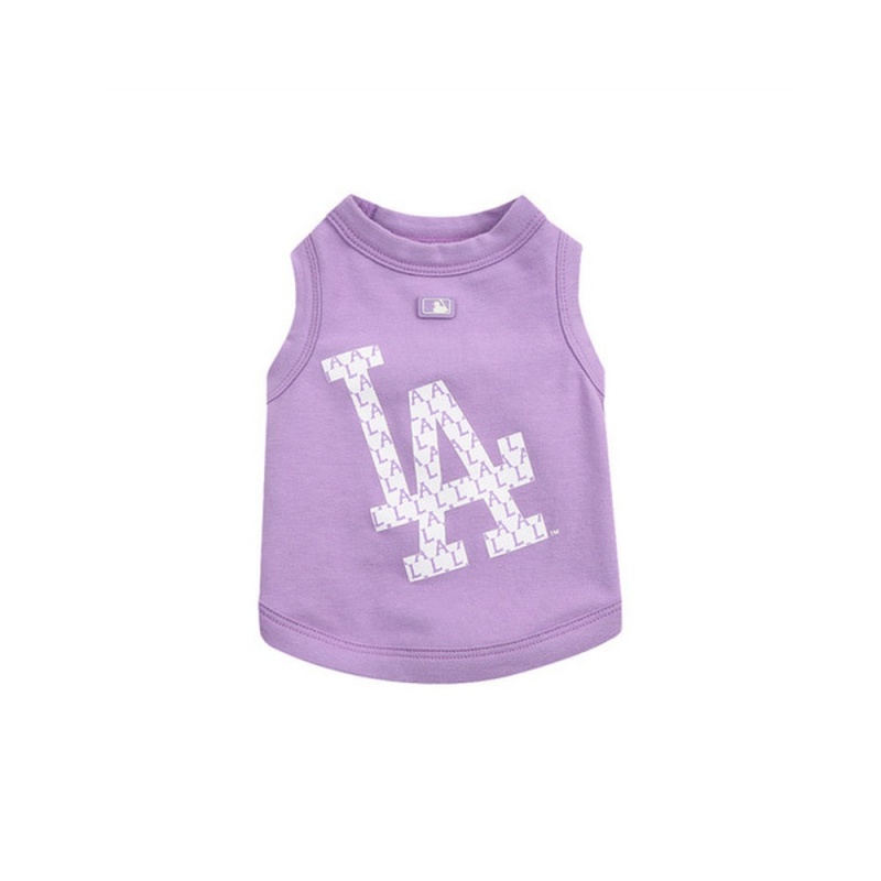 MLB MONOGRAM Big Logo T Shirt LA DODGERS Wear | ZZ19-V8OD