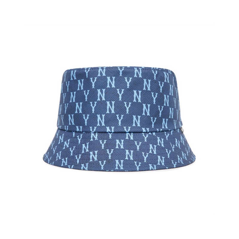 MLB MONOGRAM Classic Reversible Bucket Hat New York Yankees Hats | US64-B8FY