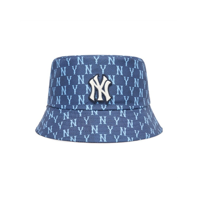 MLB MONOGRAM Classic Reversible Bucket Hat New York Yankees Hats | US64-B8FY