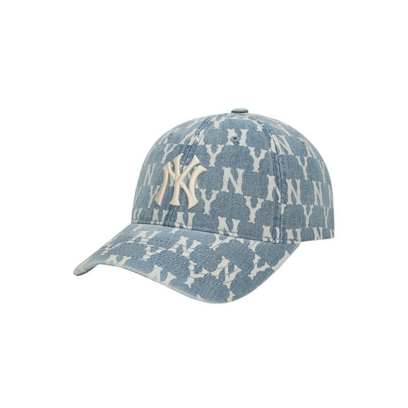 MLB MONOGRAM Denim Ball Cap New York Yankees Ball Caps | PN29-L4WR