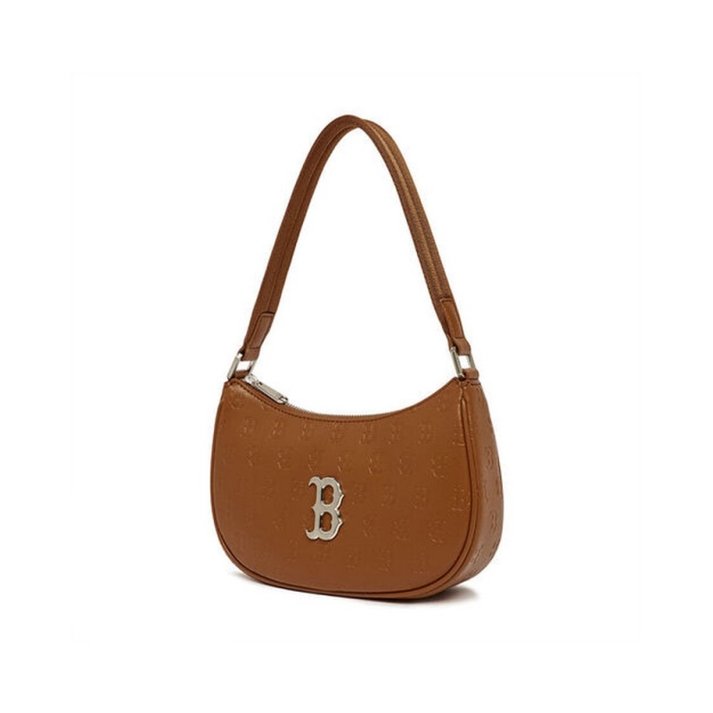 MLB MONOGRAM Embo Shoulder Bag BOSTON REDSOX Hobo Bags | BM62-Y1NI