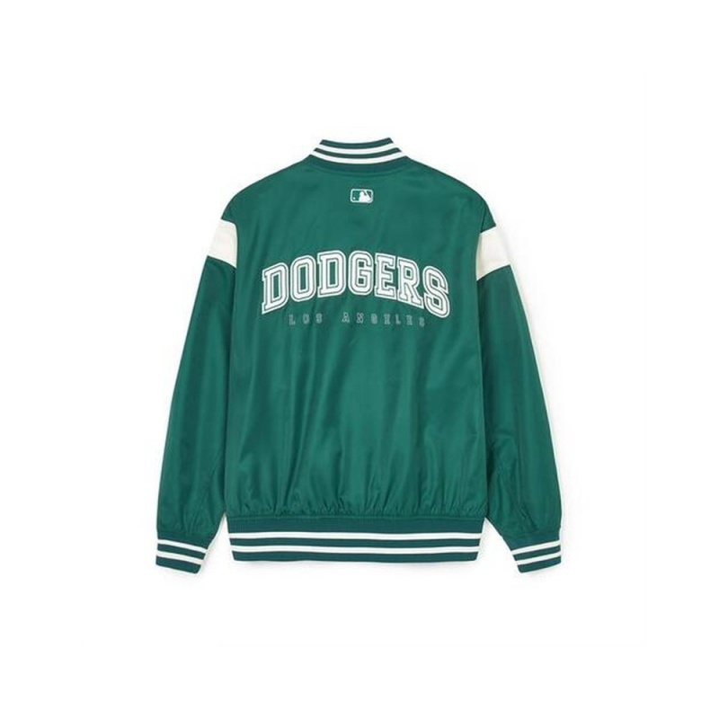 MLB Nylon Basic Shoulder Blocking Varsity Jacket(Single Layer) LOS ANGELES DODGERS Jackets | VO21-G1DS