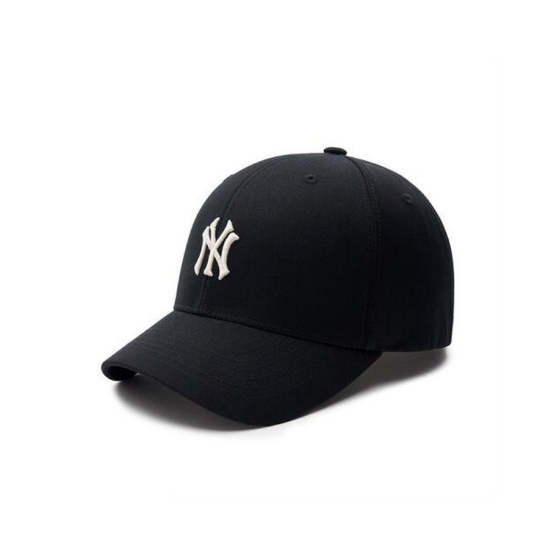 MLB Premium Basic Small Logo Structured Ball Cap New York Yankees Ball Caps | PH90-D7RY