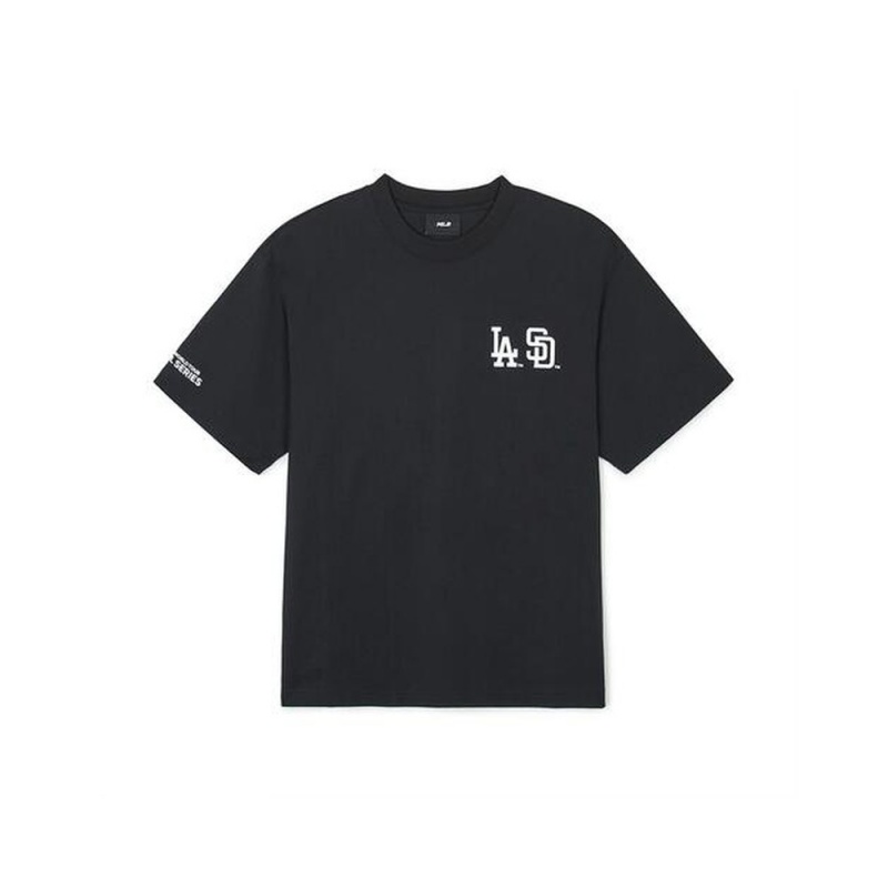 MLB Seoul Series Dual Logo T Shirts LA SD T-Shirts | YD20-C4WT