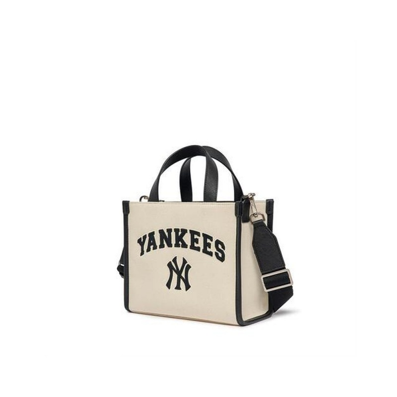 MLB Varsity Basic Canvas S Tote Bag New York Yankees Tote Bags | HC34-N1NL