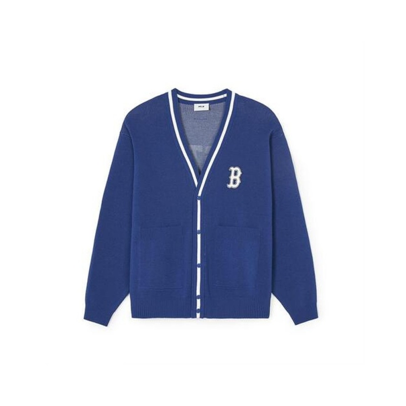 MLB Varsity Big Logo Cardigan BOSTON REDSOX Sweaters | VJ09-T8GE