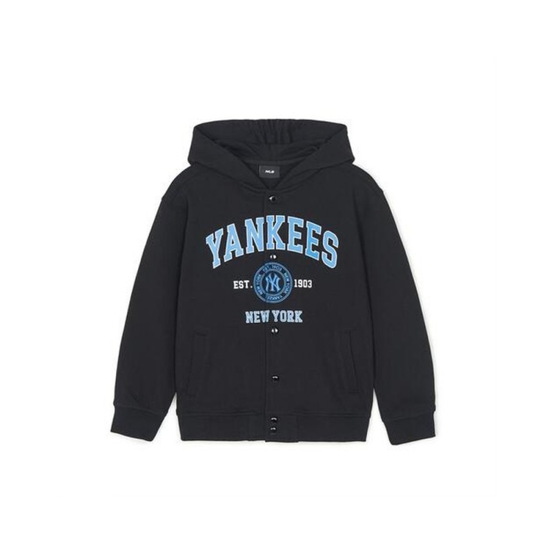 MLB Varsity Button Hoodie New York Yankees Hoodies | BD53-X3IH