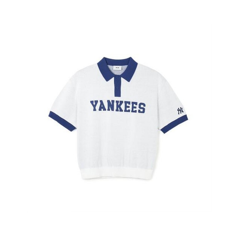 MLB Varsity Collar Sweater New York Yankees T-Shirts | LC78-X1JB