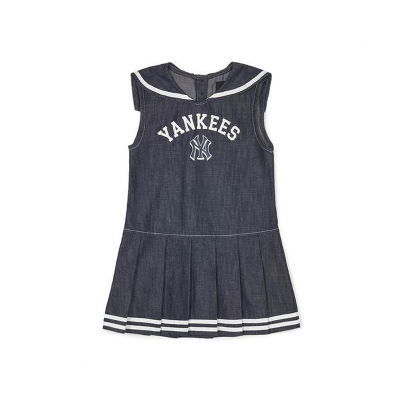 MLB Varsity Denim Like Dress New York Yankees Dresses | TO69-Z2GW