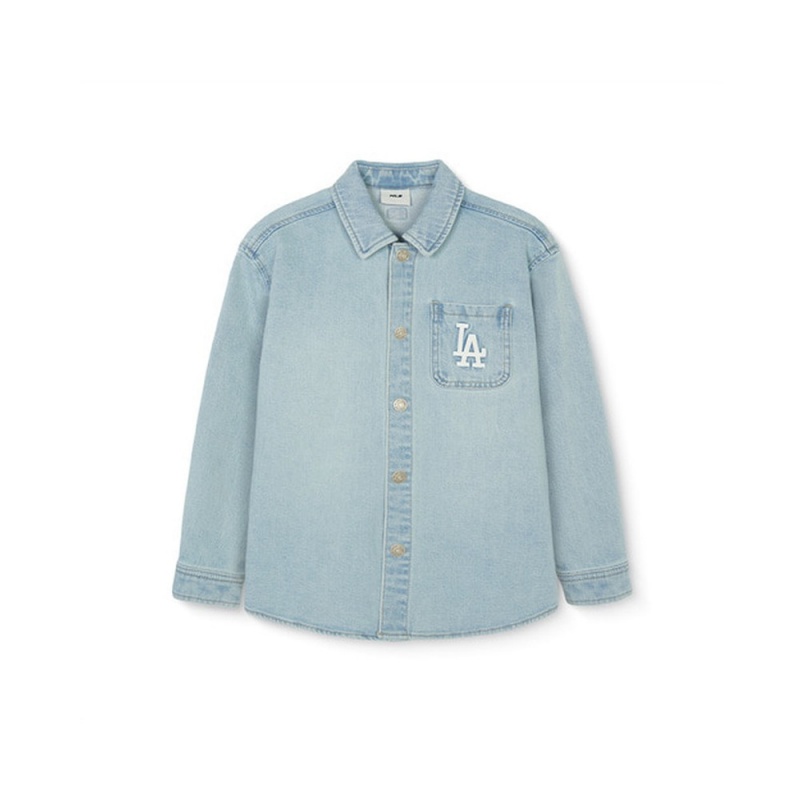 MLB Varsity Denim Shirt LOS ANGELES DODGERS Shirts | CB66-P2MK