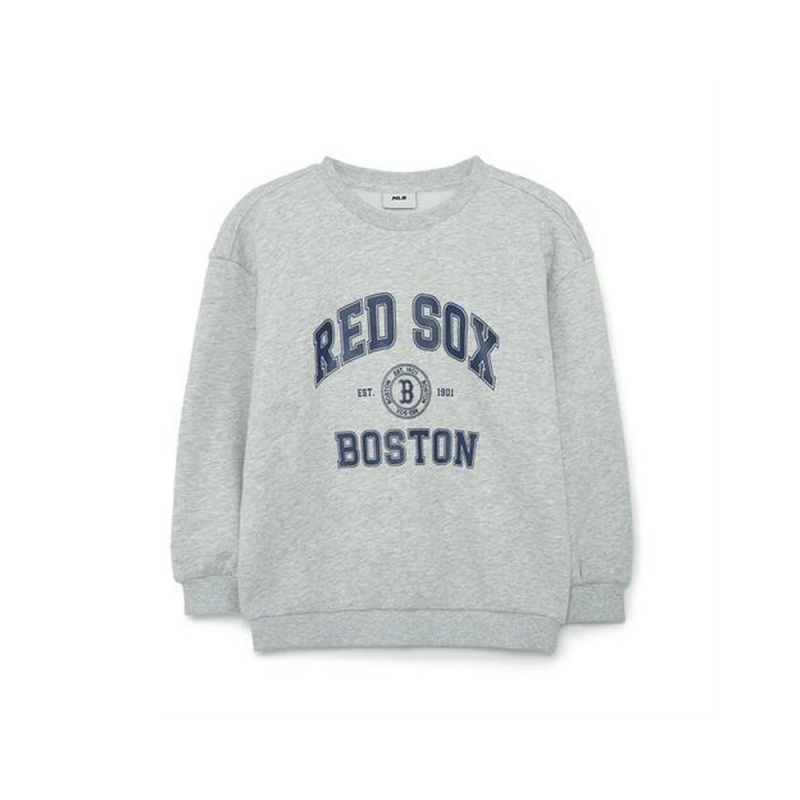 MLB Varsity Fleeced Mtm Set Up Boston Red Sox Sweatshirts | CM72-B6IJ