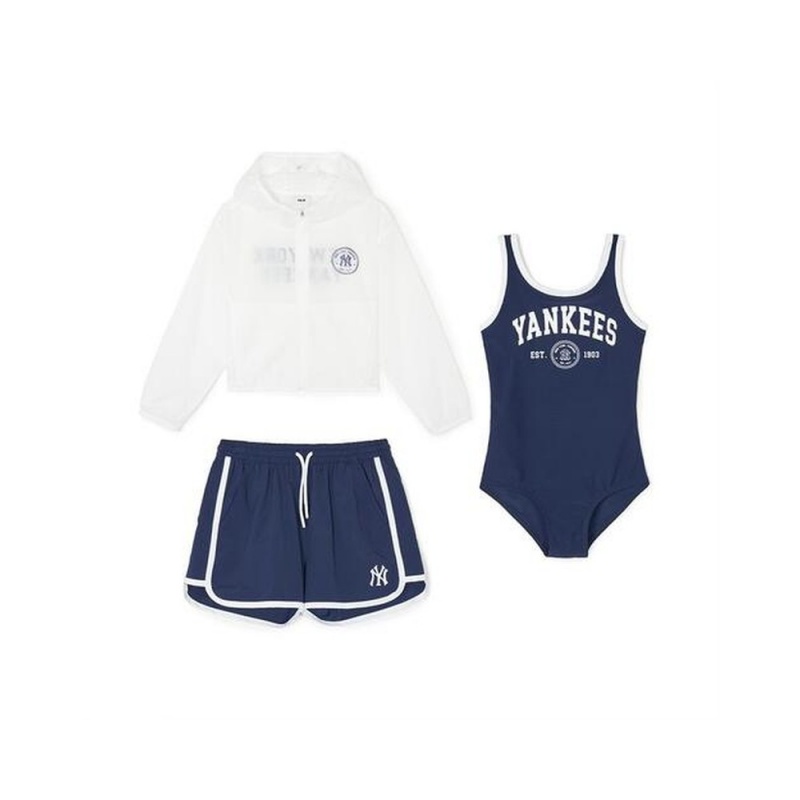 MLB Varsity Girls` Swimsuit Set New York Yankees Swimwears | BJ18-S5FJ