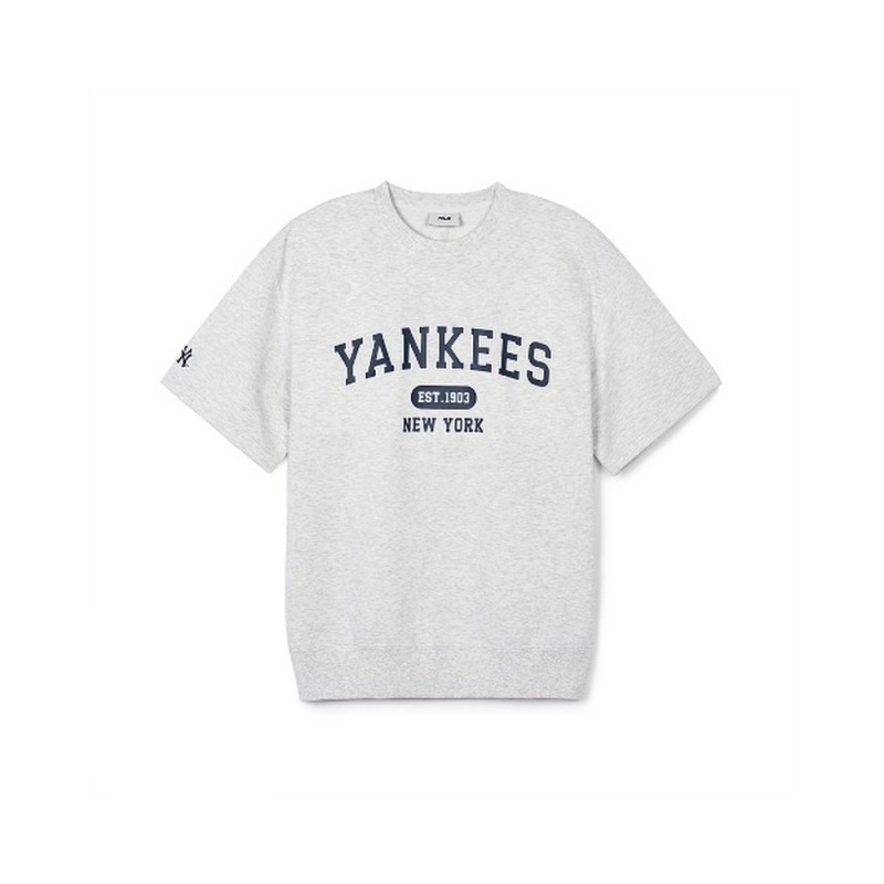 MLB Varsity Half Sleeve Sweatshirts New York Yankees T-Shirts | ZK68-M2FY