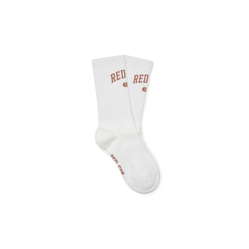 MLB Varsity Lettering Mid Socks BOSTON REDSOX Socks | OM17-V2NA