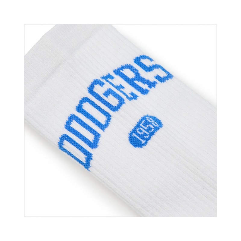 MLB Varsity Lettering Mid Socks LOS ANGELES DODGERS Socks | UU03-X5LN