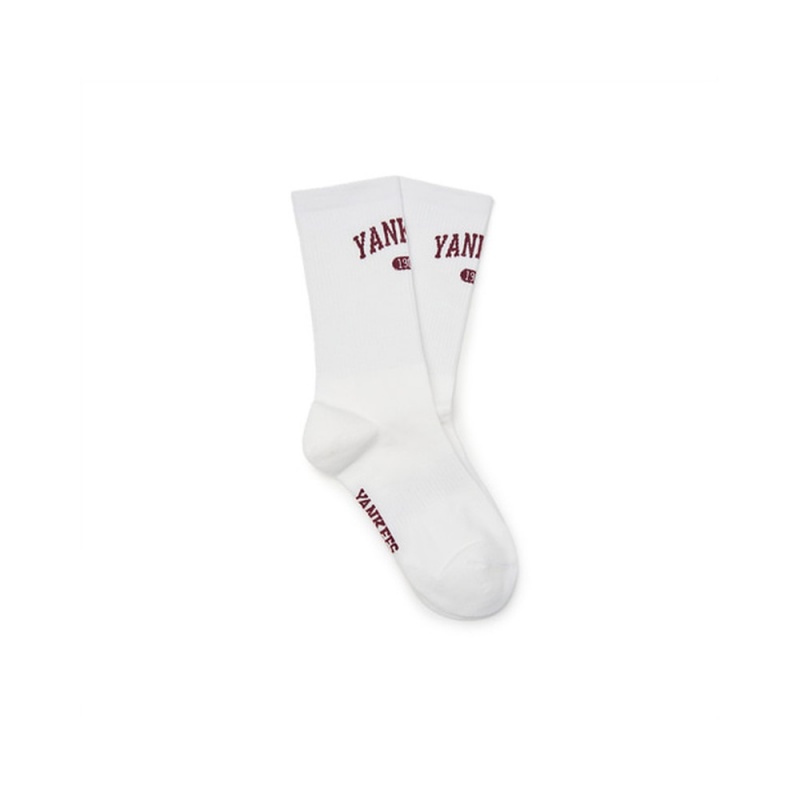 MLB Varsity Lettering Mid Socks New York Yankees Socks | YU70-J1WT