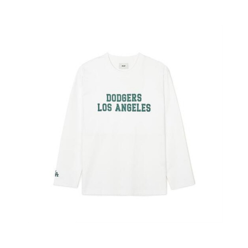 MLB Varsity Loose Fit Long Sleeve T Shirts LOS ANGELES DODGERS T-Shirts | JB00-I9IJ