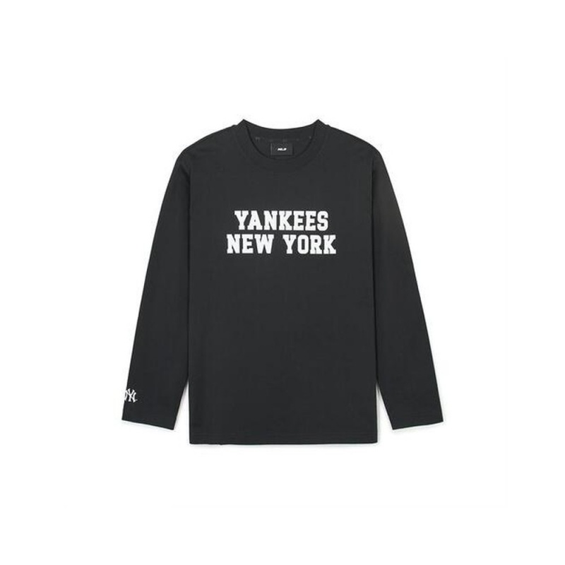 MLB Varsity Loose Fit Long Sleeve T Shirts New York Yankees T-Shirts | WW19-G9AK