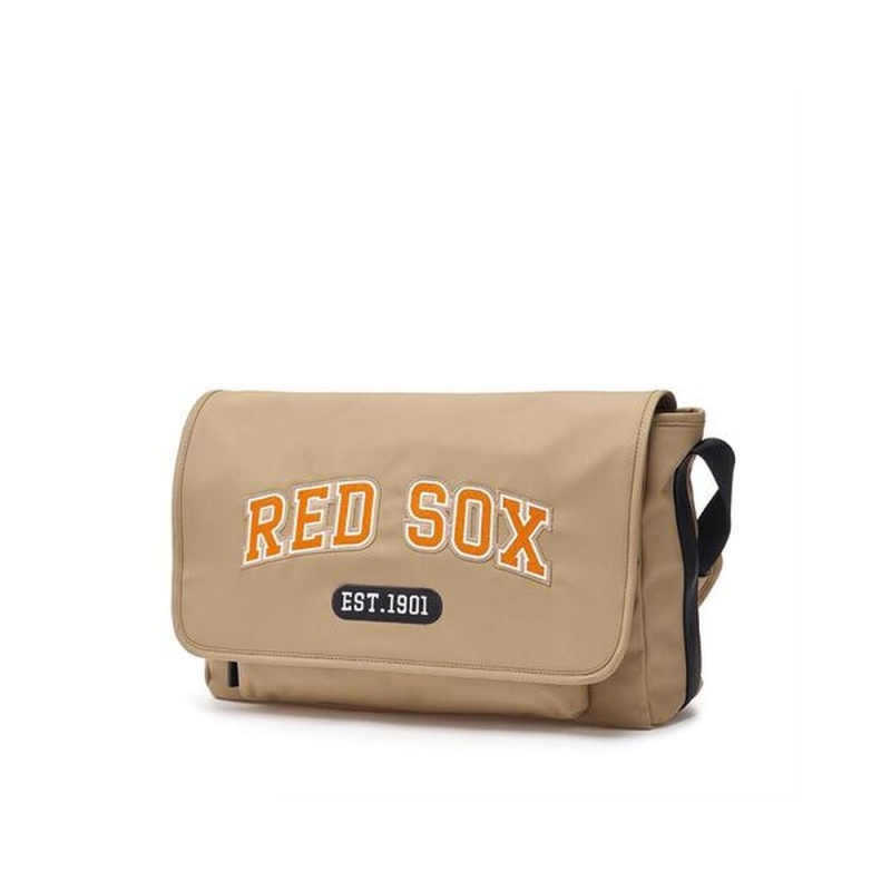 MLB Varsity Nylon Messenger Bag BOSTON REDSOX Cross Bags | HO62-J8SU