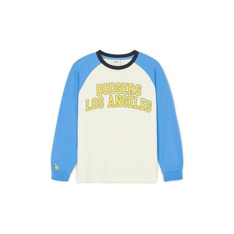 MLB Varsity Raglan T Shirt LOS ANGELES DODGERS T-Shirts | EV80-R4CI