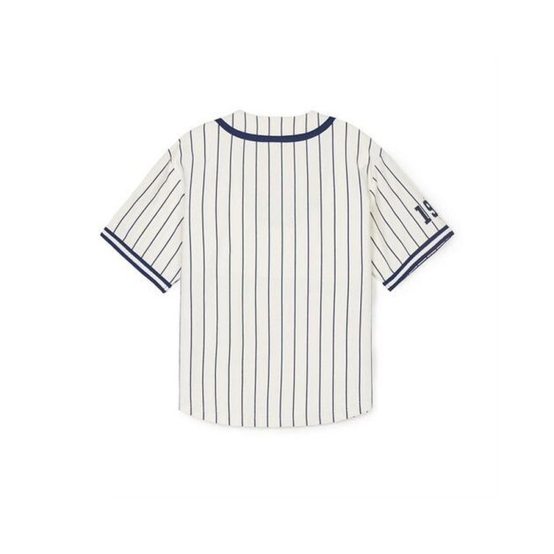 MLB Varsity Striped Baseball Shirt New York Yankees Shirts | CH92-H7WL