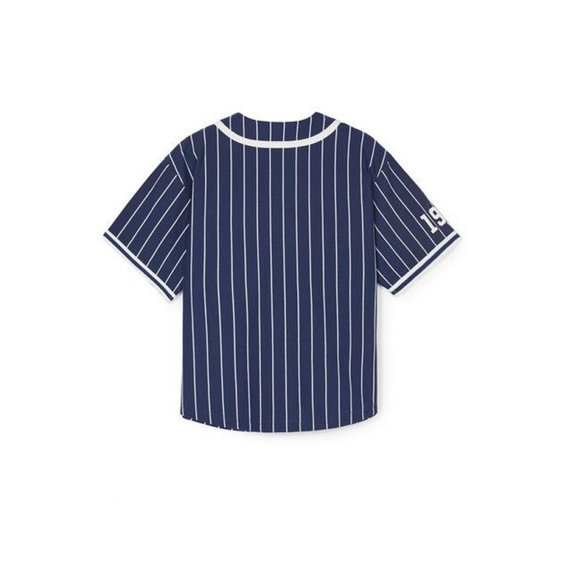 MLB Varsity Striped Baseball Shirt New York Yankees Shirts | RP14-E4WR