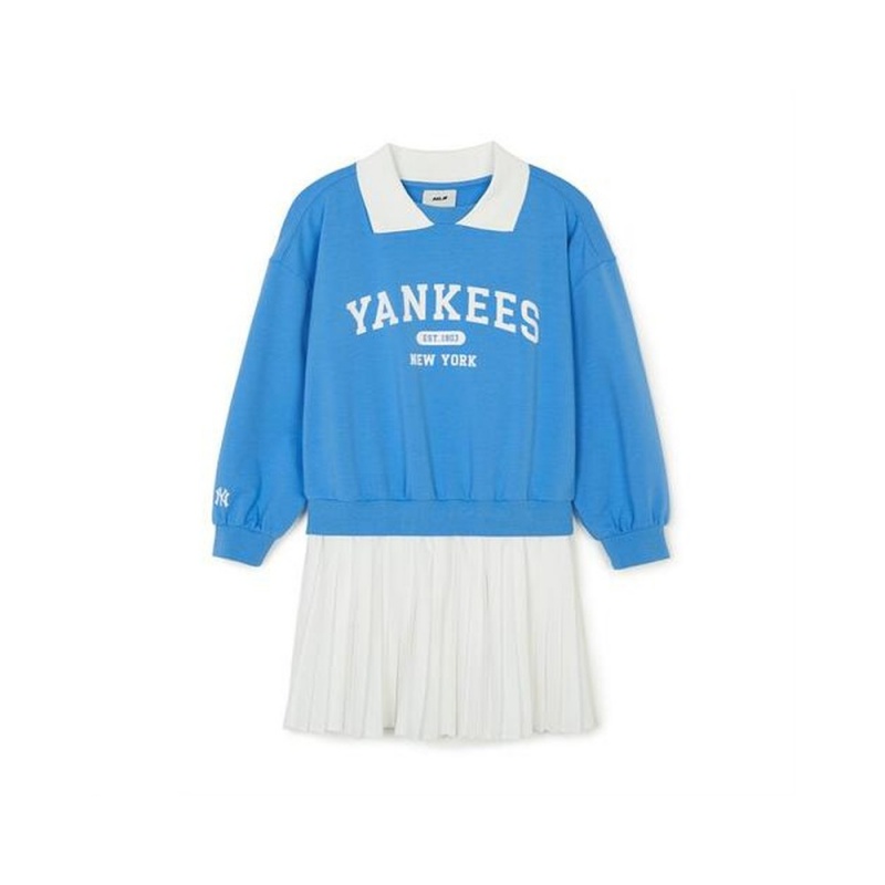 MLB Varsity Sweatshirt Dress New York Yankees Dresses | TL00-R7XK