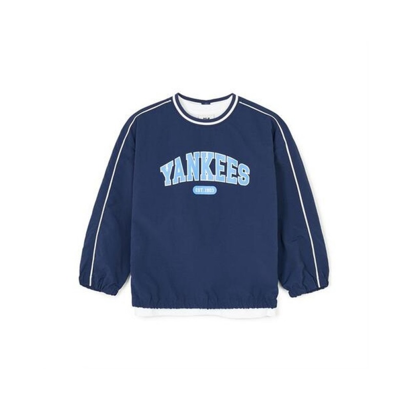 MLB Varsity Woven 3Pcs Sweatshirt Set Up New York Yankees Sweatshirts | AR82-F3SZ