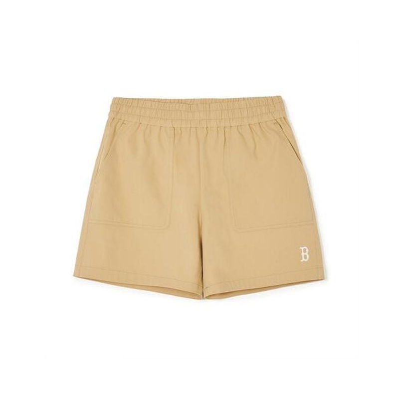 MLB [WMS] Basic Cotton Touch 5.5In Woven Shorts BOSTON REDSOX Shorts | CC49-U1BI